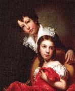 Rembrandt Peale Michaelangelo and Emma Clara Peale France oil painting artist